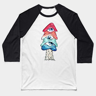 Third eye mushroom Baseball T-Shirt